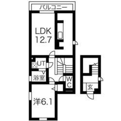 プレジール二条城東の物件間取画像